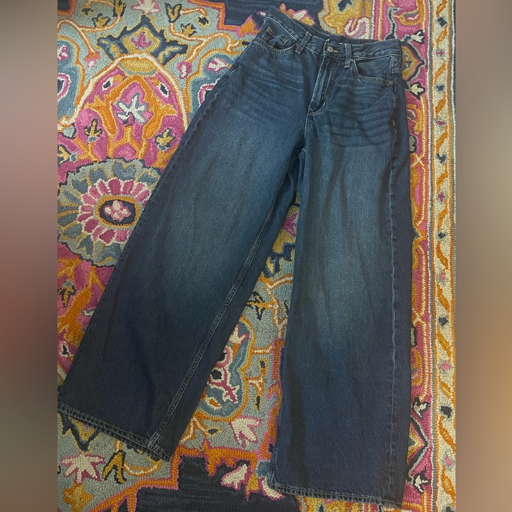 Old Navy Extra High Rise Baggy Wide Leg Jeans
